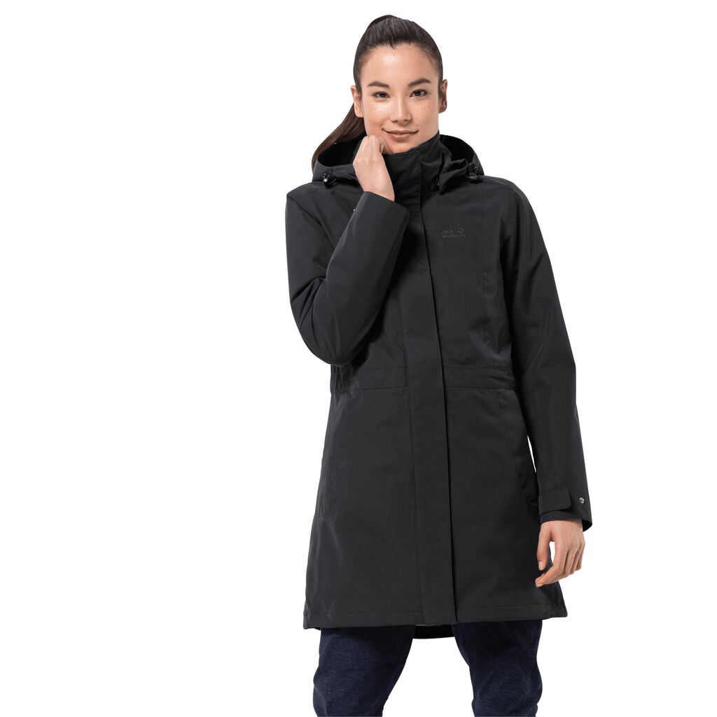 Jack Wolfskin OTTAWA Vestes Femme Noir - XAZVHYC-90